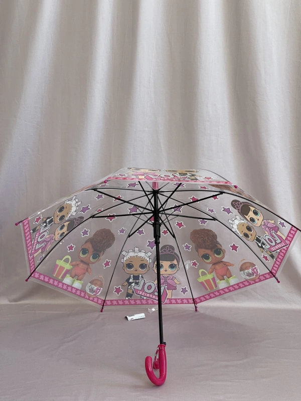 Зонт розовый  1591 фото 2