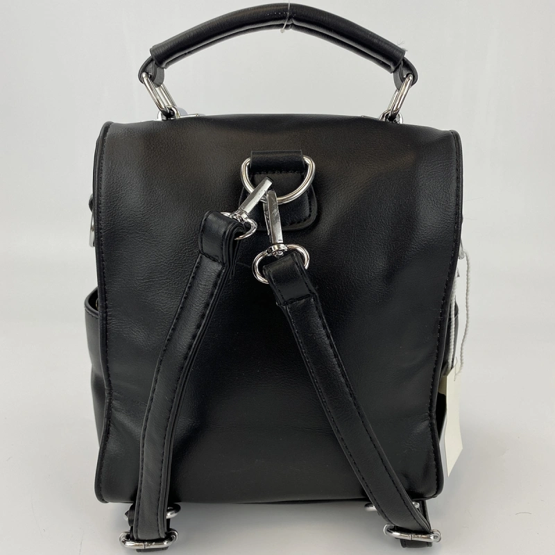 Сумка-рюкзак черный  8308 фото 3