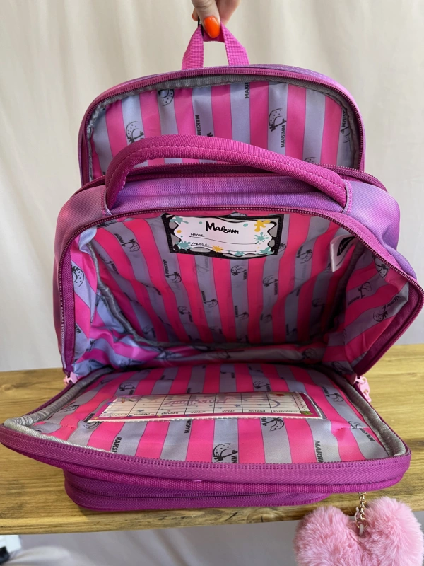 Рюкзак розовый Maksimm T014 фото 5