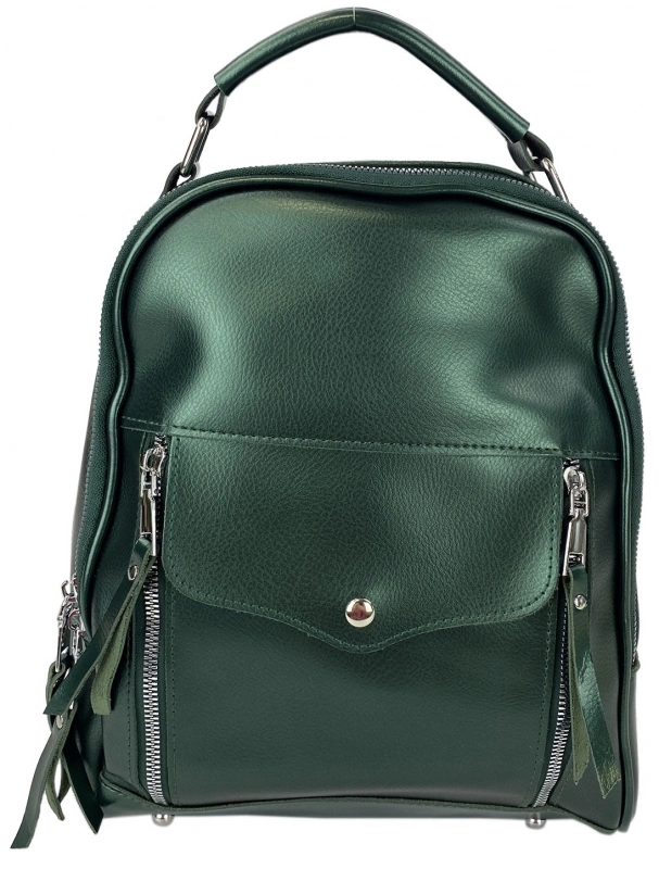 Сумка-рюкзак зеленый  673 фото 1