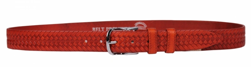Ремень муж Belt Premium рыж 4522-33 фото 2