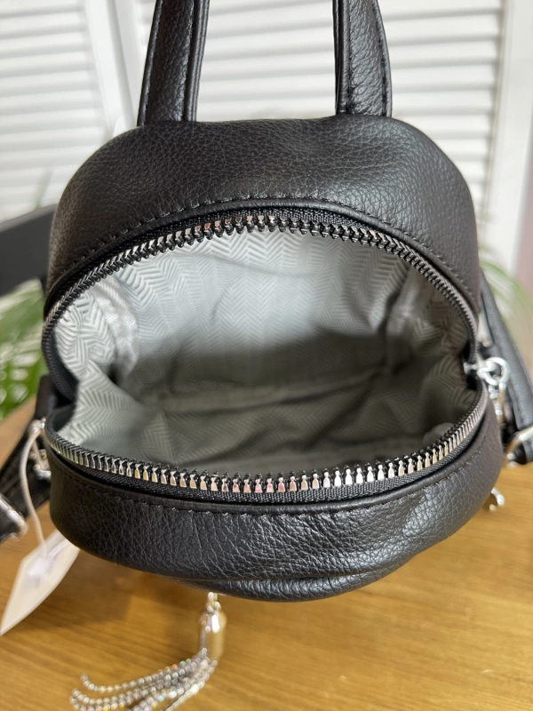 Сумка-рюкзак черный  9936 фото 3