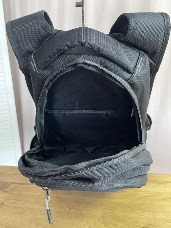 Рюкзак черный Maksimm E069-3 фото 4