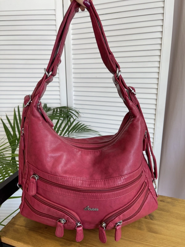 Сумка-рюкзак розовый Sassa 918 фото 1