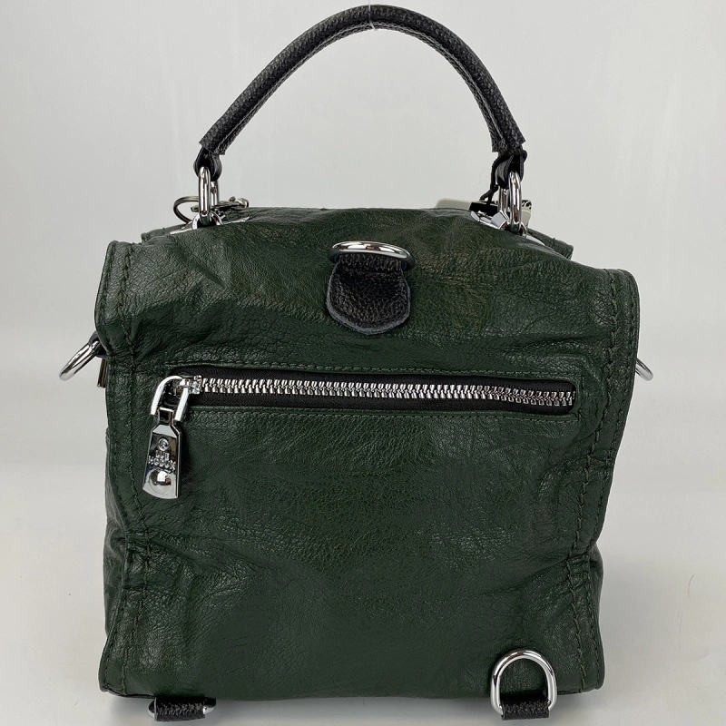 Сумка-рюкзак зеленый  891 фото 3
