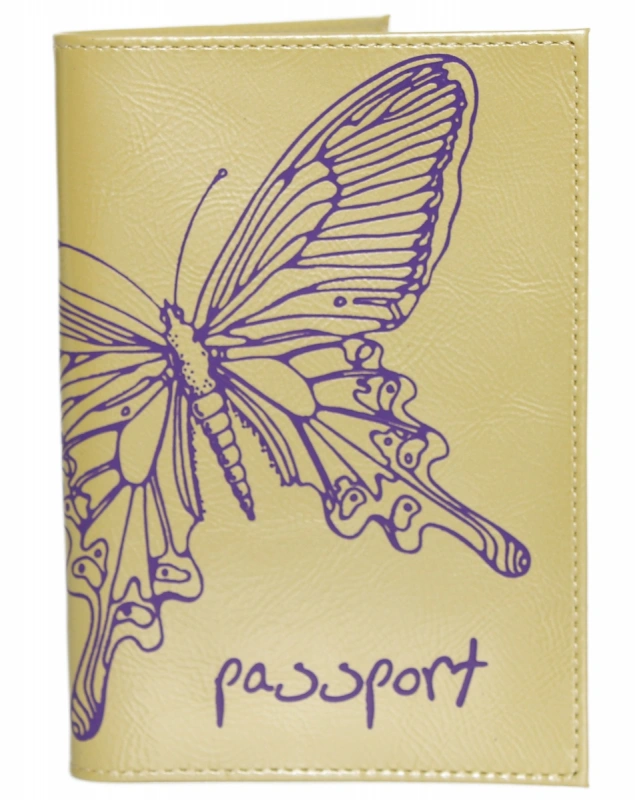 Обложка для паспорта FABULA желт 6229-53 фото 1
