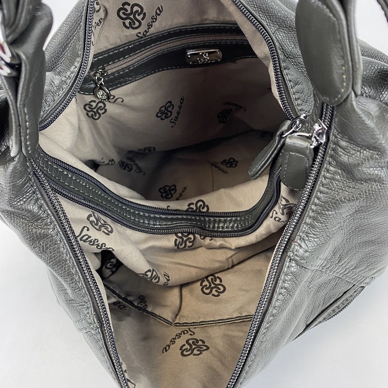 Сумка-рюкзак серый Sarsa 5088 фото 3