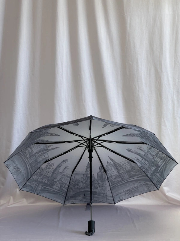 Зонт серый Amico 1341 фото 2
