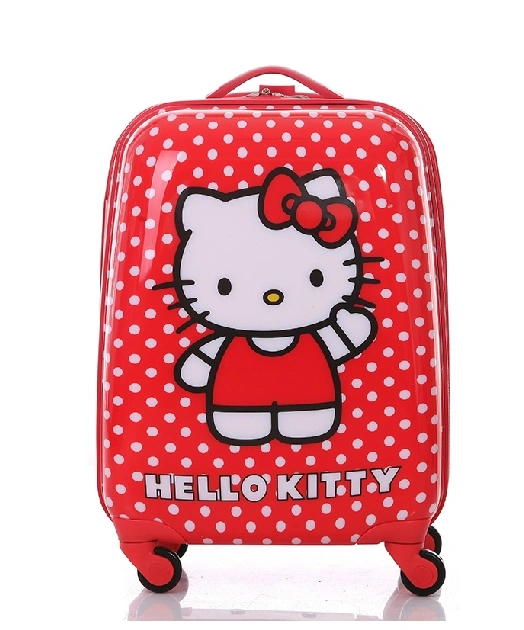 Детский чемодан на колесах Hello Kitty