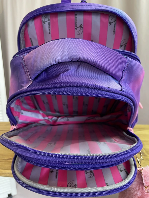 Рюкзак фиолетовый Maksimm C579 фото 4