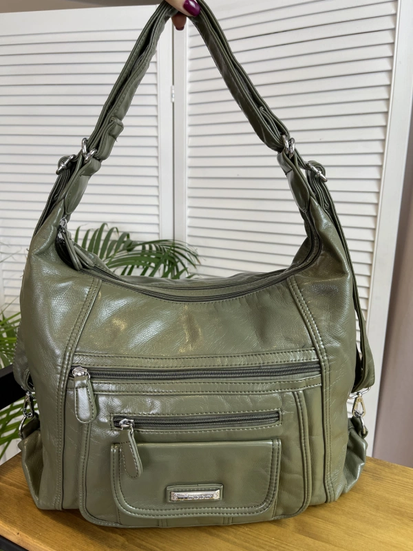 Сумка-рюкзак зеленый Sassa 5088 фото 1