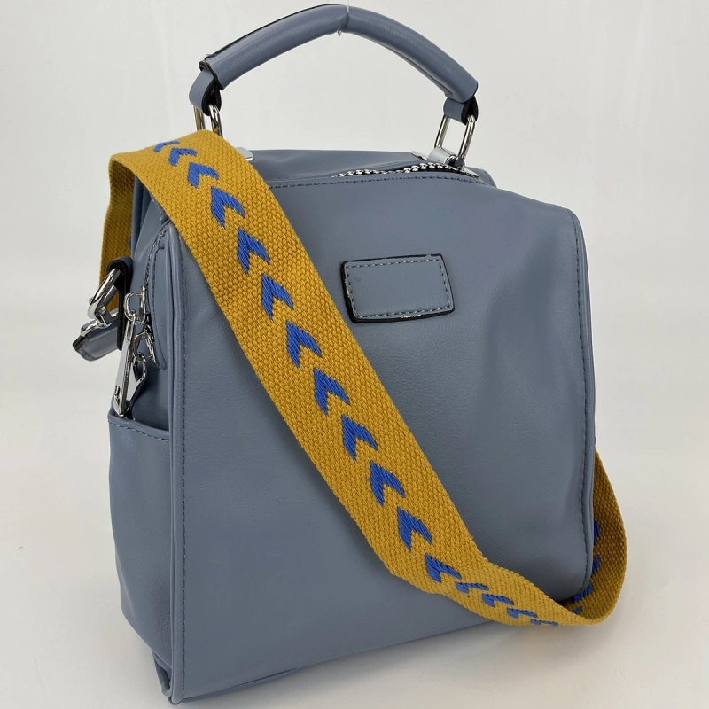 Сумка-рюкзак голубой  8308 фото 2