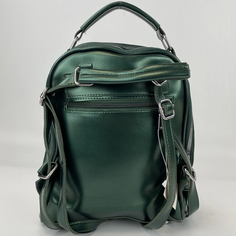 Сумка-рюкзак зеленый  673 фото 2