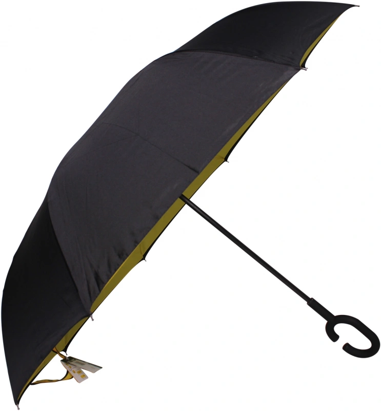 Зонт SELINO черн|желт 9111-4-27 фото 1