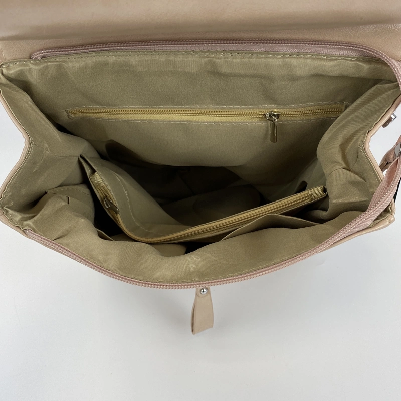 Сумка-рюкзак розовый Dellilu Т8101-311 фото 3