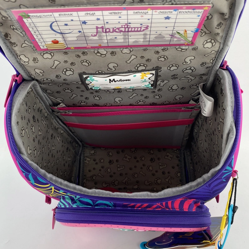 Рюкзак фиолетовый Maksimm А817 фото 3