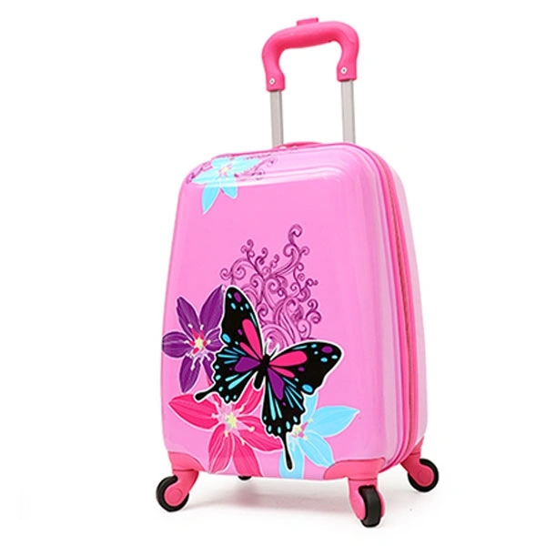 Детский чемодан на колесиках  Atma Kids "Бабочка" роз 8023-8-56 фото 5