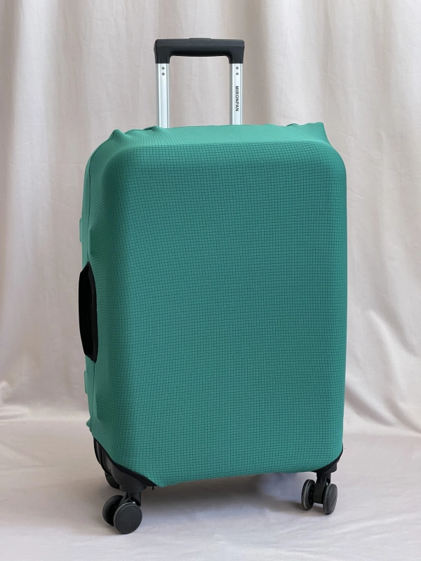 Чехол для чемодана зеленый Mironpan M фото 1