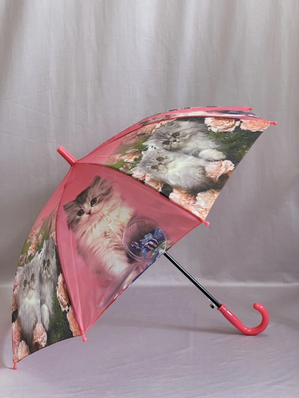 Зонт розовый  1545 фото 1
