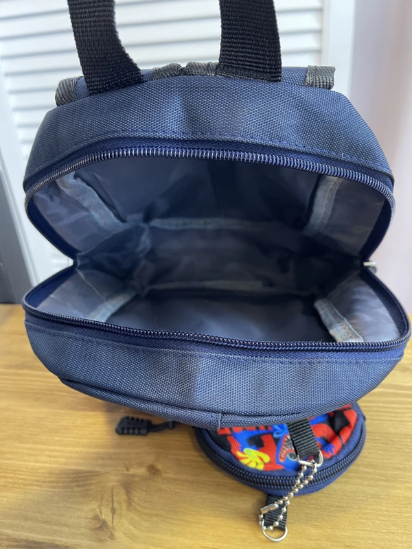 Рюкзак детский синий  фото 3