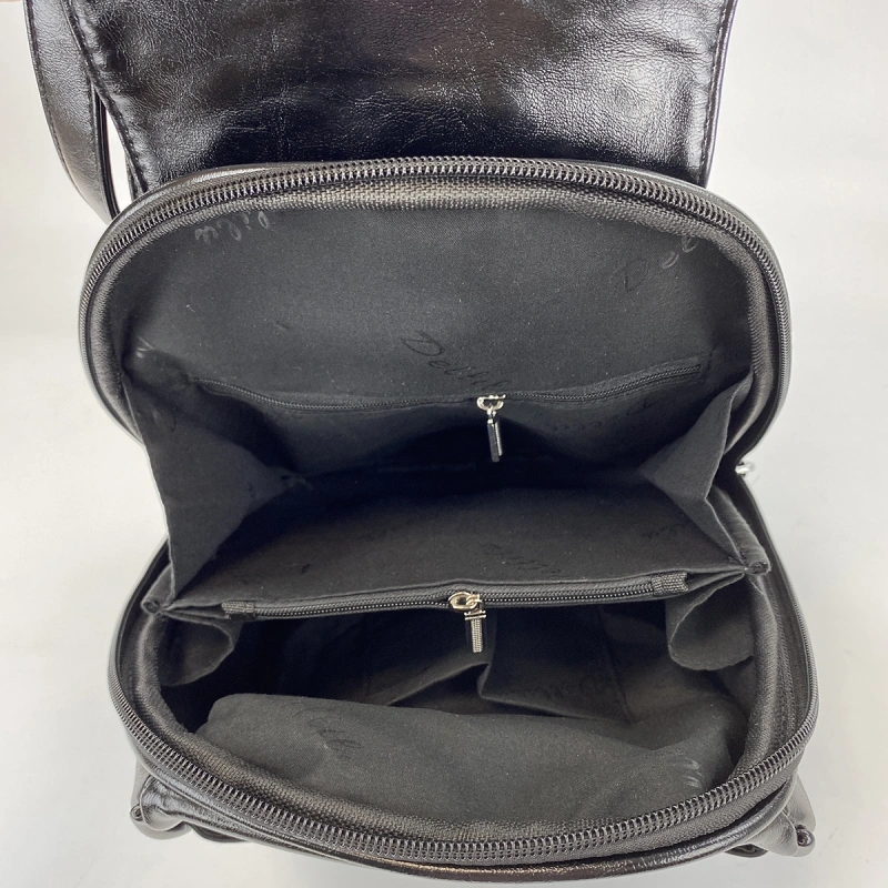 Рюкзак черный Dellilu T8027-11 фото 2