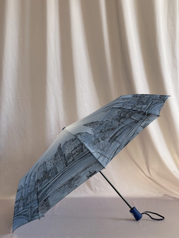 Зонт голубой Amico 1341 фото 1