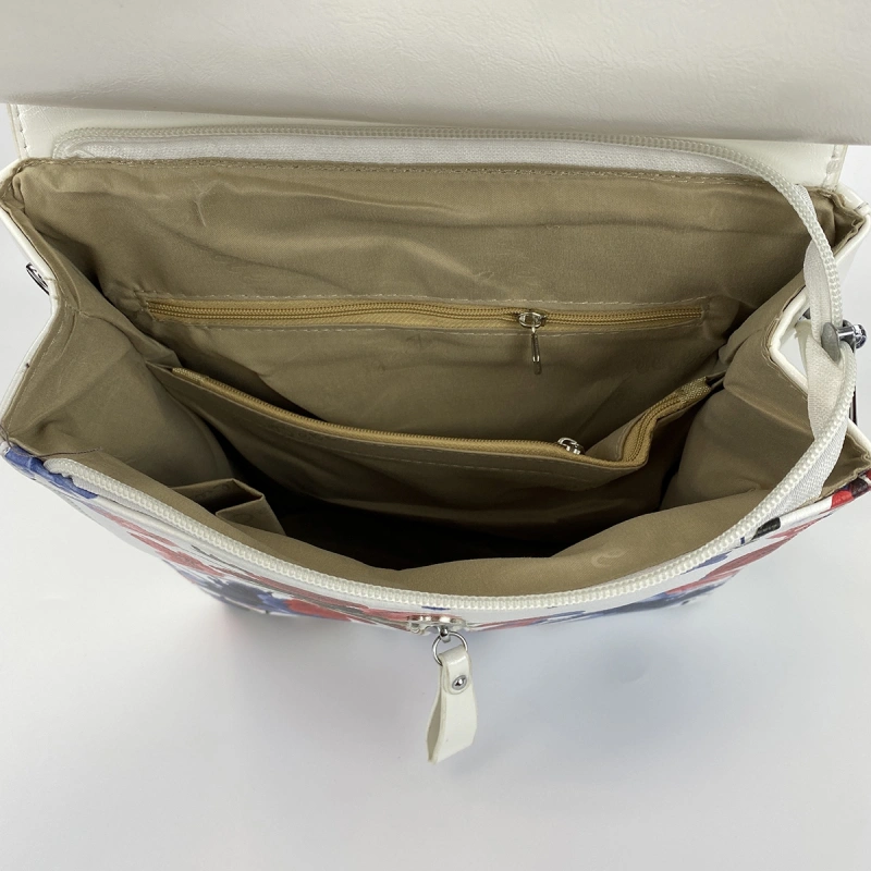 Сумка-рюкзак белый Dellilu H8101 фото 3